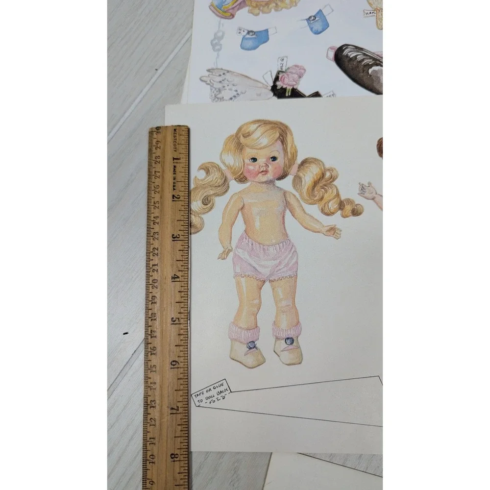 Ginny Patti Chilbeck Meulen Paper Dolls Clothes Vintage 1984 Uncut